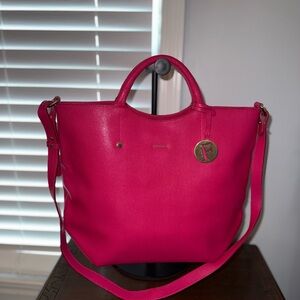 Furla Pink Leather Alissa Tote